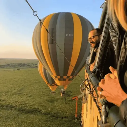 Balloon safari over the Serengeti with Maus Safari Company