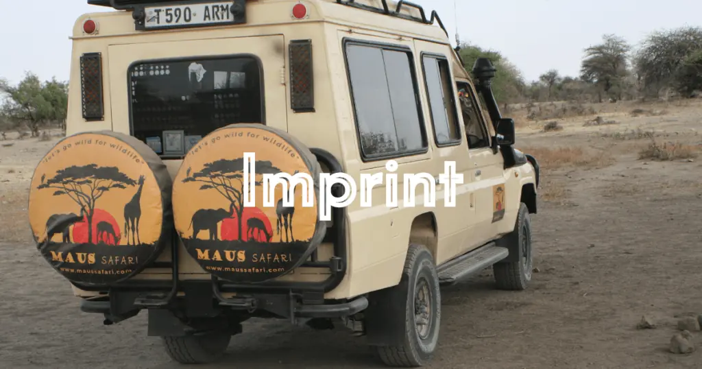 Imprint Maus Safari Company. Tanzania Safari Tours
